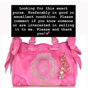 Juicy Couture Vibrant Pink Shoulder Bag